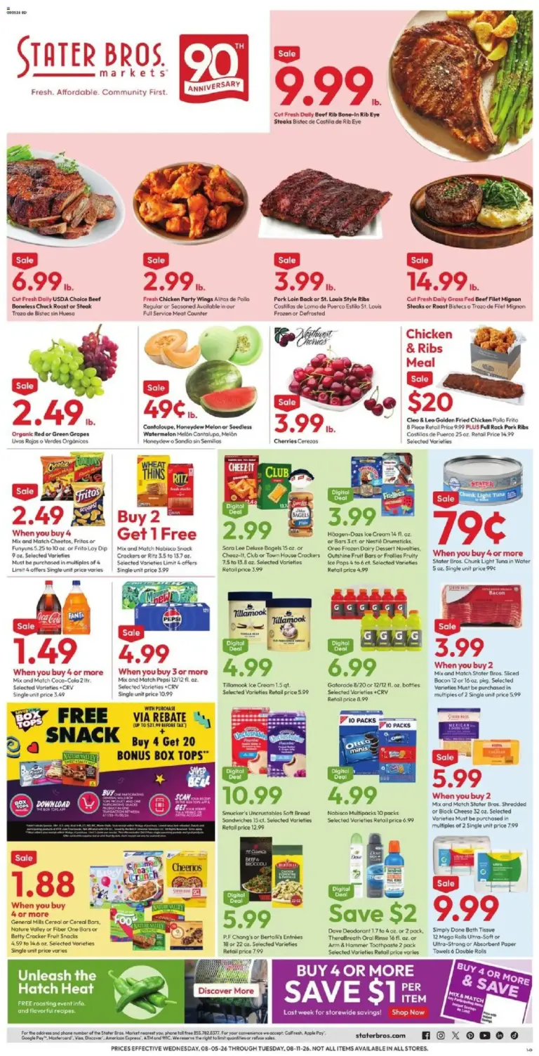 Stater Bros Weekly Ad 08/05 08/11 2026