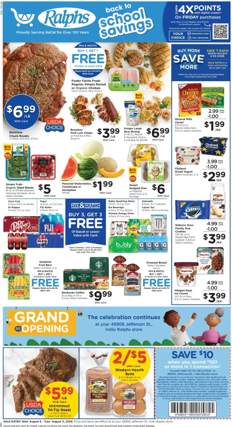 Ralphs Weekly Ad 08/05 08/11 2026