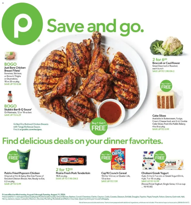 PUBLIX Weekly Ad 08/12/2026 Preview and deals