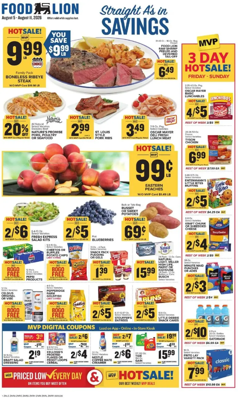 Food Lion Weekly Ad 08/05 08/11 2026