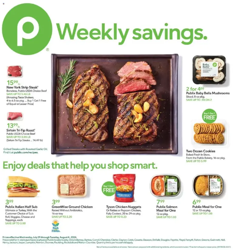 Publix Weekly Ad 07/29 08/04 2026