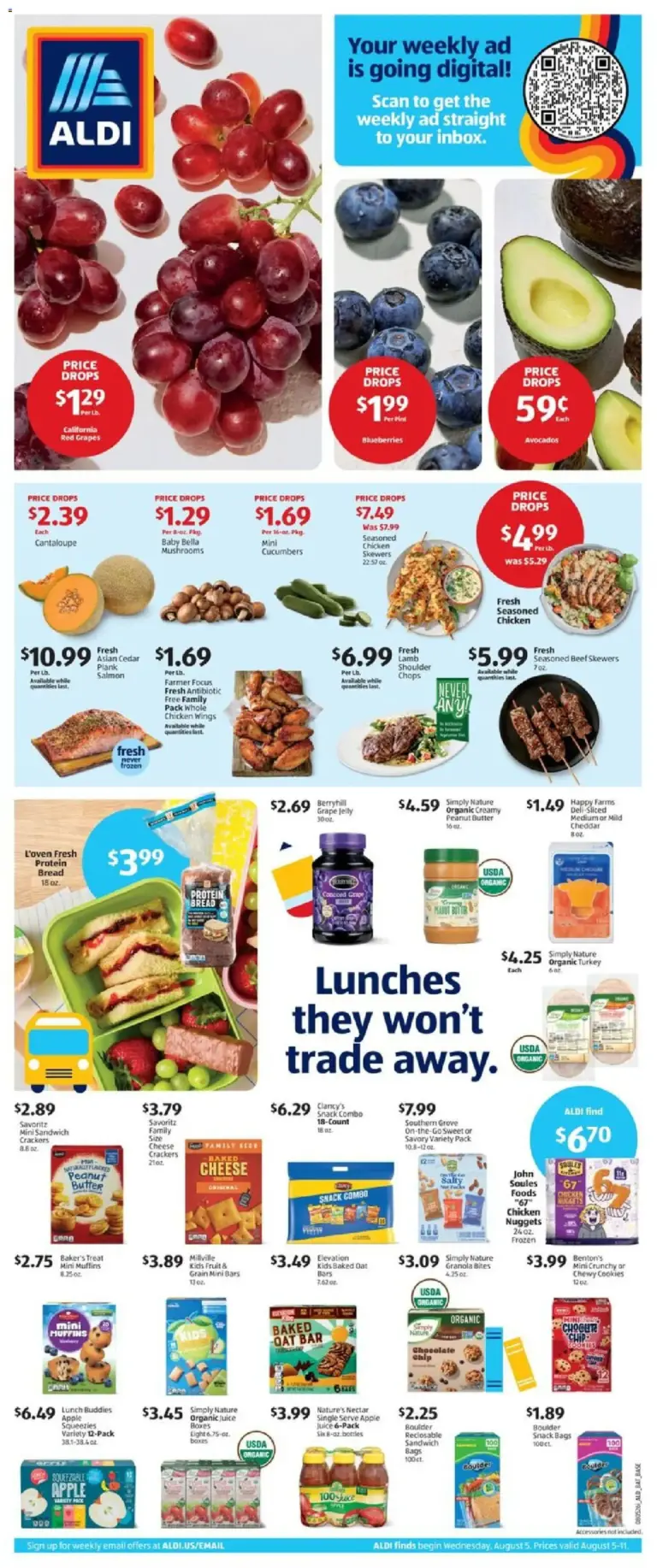 Aldi Weekly Ad 08/05 - 08/11 2026