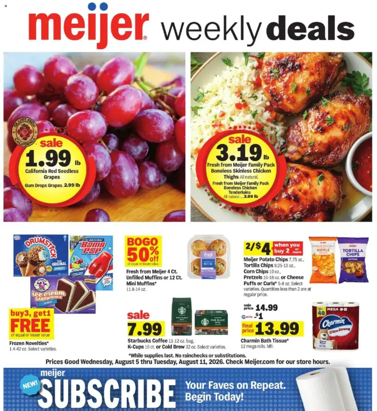 Meijer Weekly Ad 08/05 08/11 2026