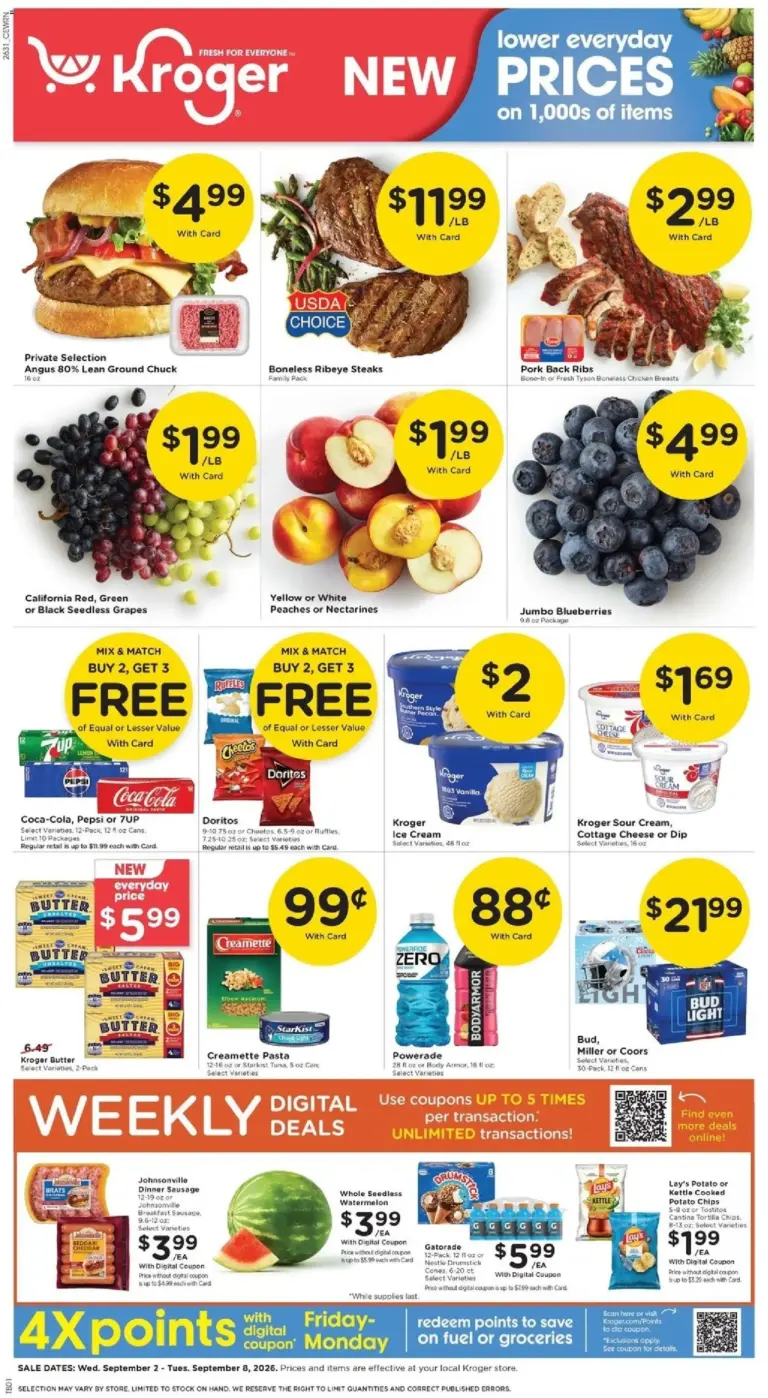 Kroger Weekly Ad 09/02 - 09/09 2026