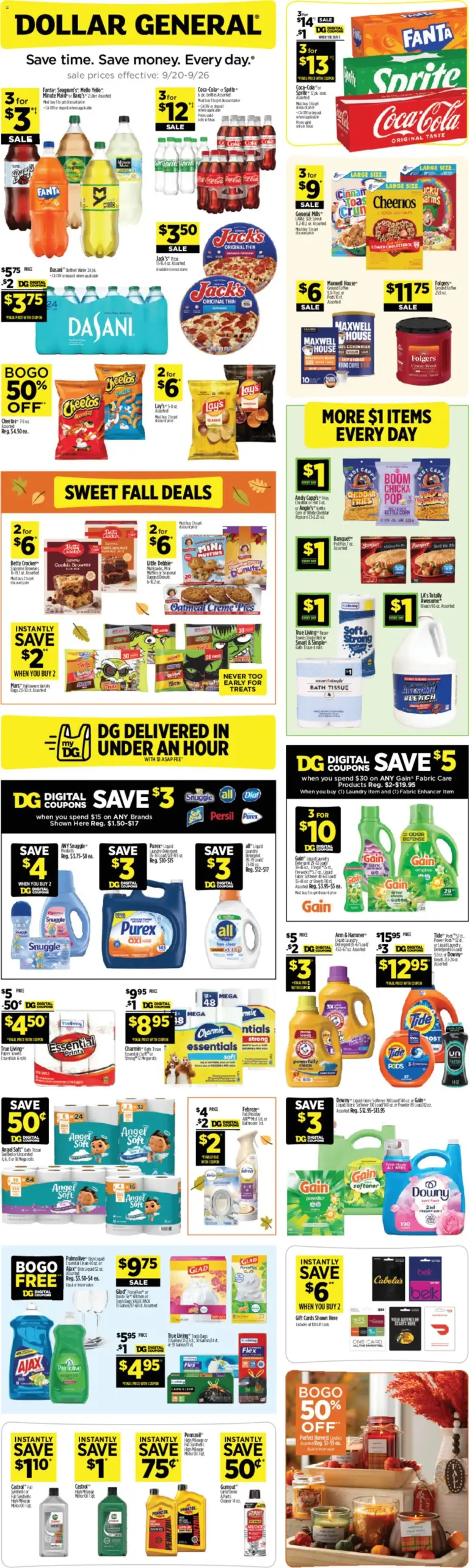 Dollar General Weekly Ad 09/20 - 09/26 2026