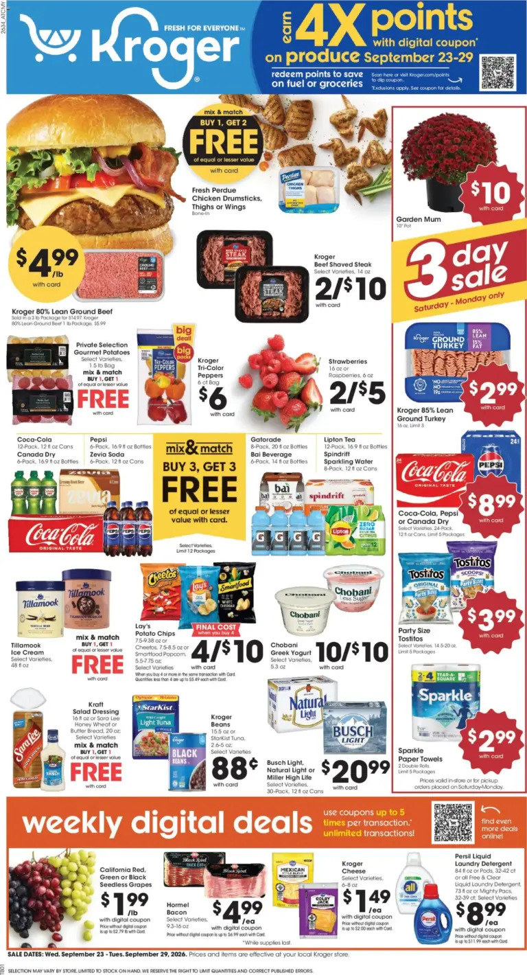 Kroger Weekly Ad 09/23 - 09/29 2026